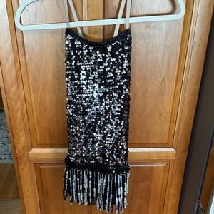 A Wish Come True black and silver dance costume size large child